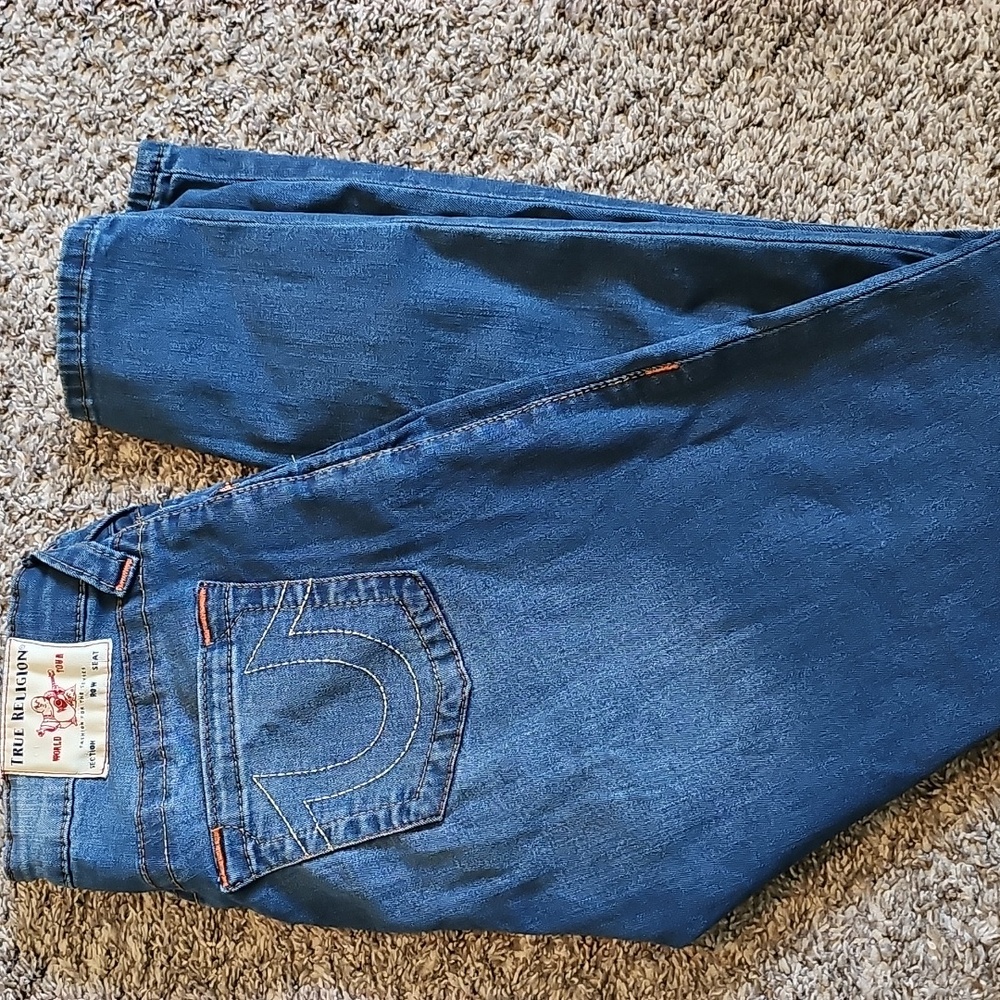 STUNNING TRUE RELIGION JENNIE CURVY MID RISE SKINNY JEANS